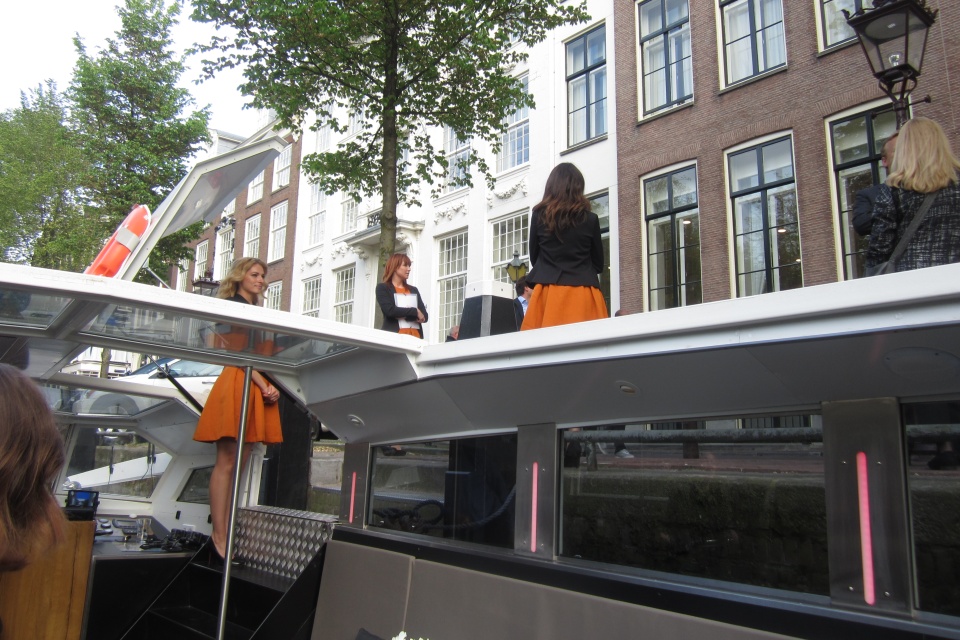 Bedrijfsborrel Liberty Global Rondvaart Amsterdam