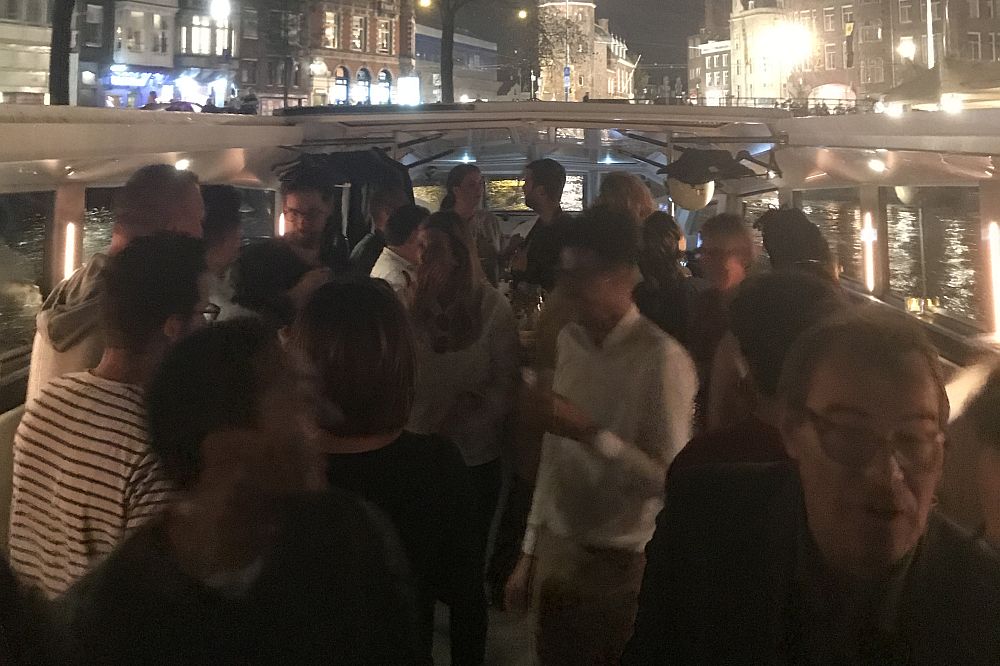 Bedrijfsuitje Le Pain Quotidien op Staets 1 boot Amsterdam