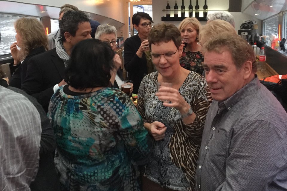 Kerstborrel met rondvaart op Staets 1
