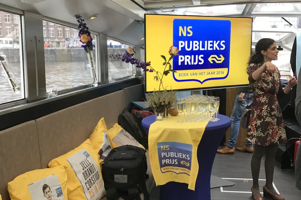 NS Publieksprijs 2016 aan boord bij Staets