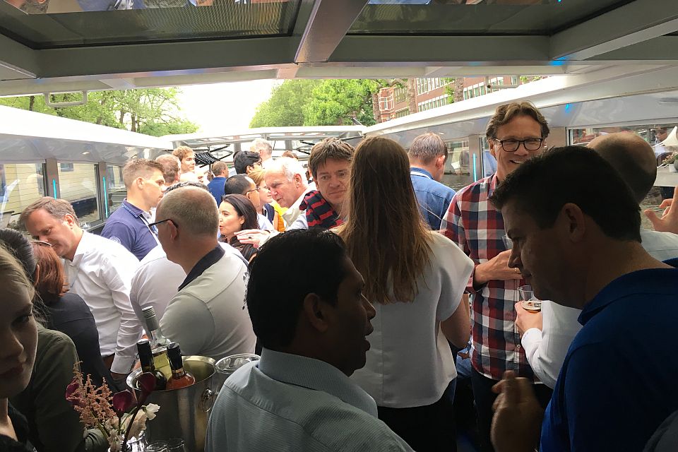 Rondvaart met Friesland Campina door Amsterdam