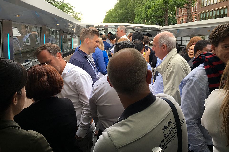 Rondvaart met Friesland Campina door Amsterdam