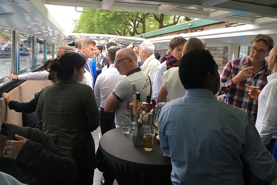 Rondvaart met Friesland Campina door Amsterdam