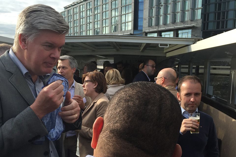Rondvaart met medewerkers van Engie door Amsterdam