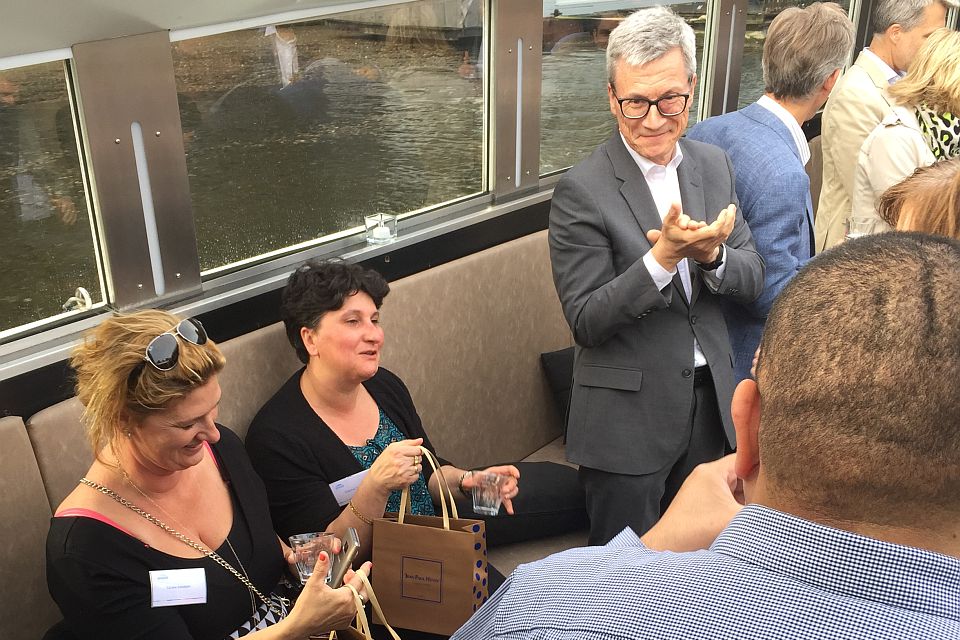 Rondvaart met medewerkers van Engie door Amsterdam