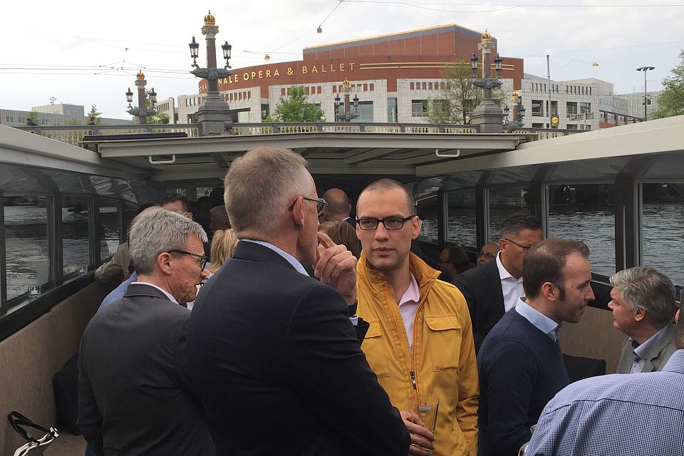 Rondvaart met medewerkers van Engie door Amsterdam