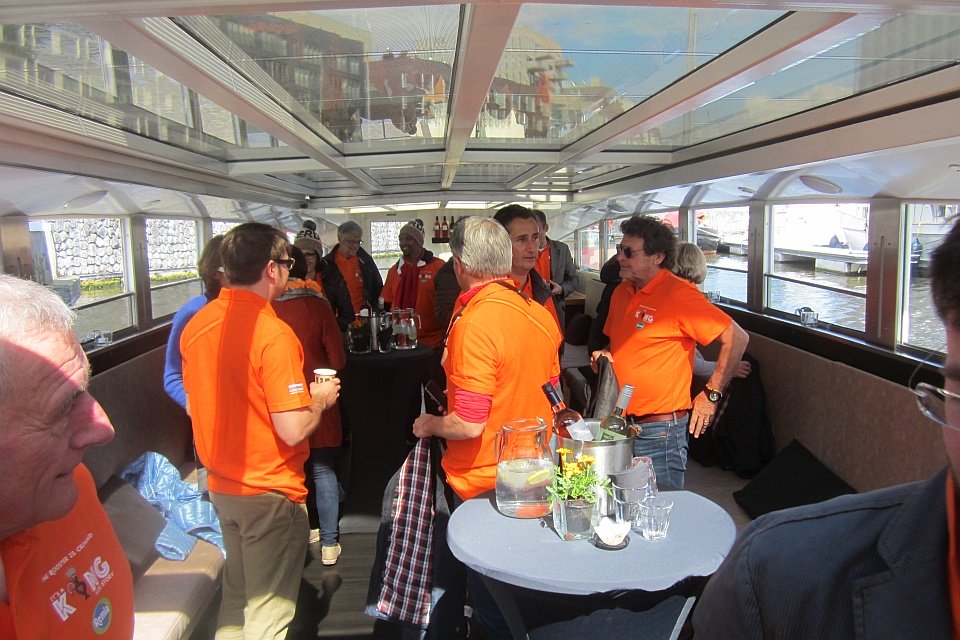 Rondvaart door Amsterdam met Remia tijdens Koningsdag 2016