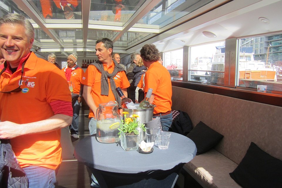 Rondvaart door Amsterdam met Remia tijdens Koningsdag 2016