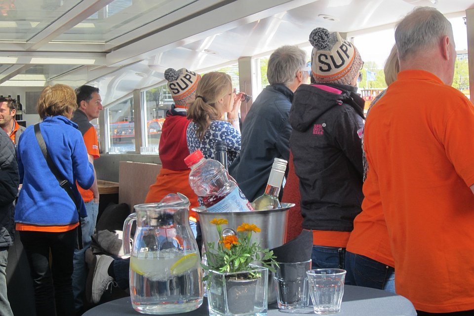 Rondvaart door Amsterdam met Remia tijdens Koningsdag 2016
