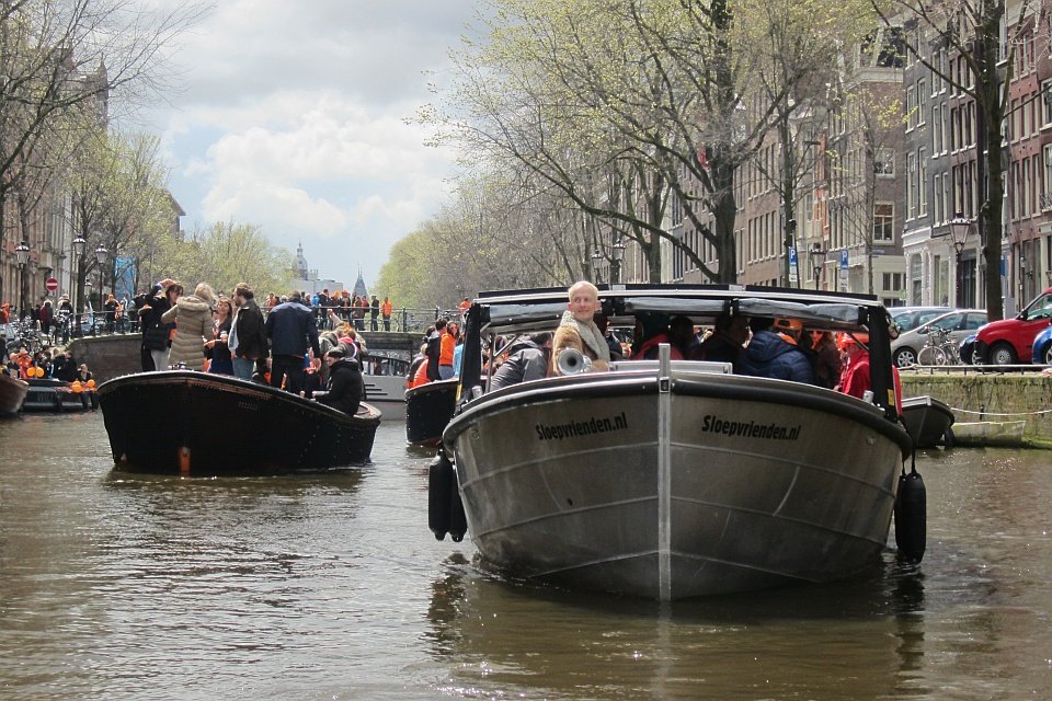 Rondvaart door Amsterdam met Remia tijdens Koningsdag 2016